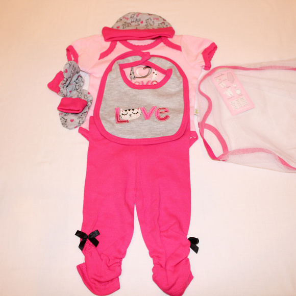 Girls 7 piece set/Duck duck goose/3/6m - Picture 6 of 6